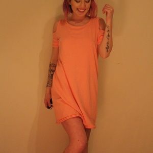 Pink T-Shirt Dress